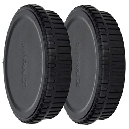 Image of 2 Pack JJC Body Cap & Rear Lens Cap Set for Nikon Z Mount Mirrorless Camera ZR Z9 Z8 Z7 Z7II Z6 Z6II Z6III Z5 Z5II Z50 Z50II Z30 Zf Zfc and Z Mount System Lens