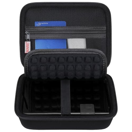 Image of BOVKE Hard Drive Case for Seagate Expansion WD Elements My Book Desktop External Hard Drive HDD 6TB 8TB 10TB 12TB 14TB 16TB 18TB 22TB 24TB 26TB 28TB, 3.5 Inch Portable Desktop HDD Case, Black+Black