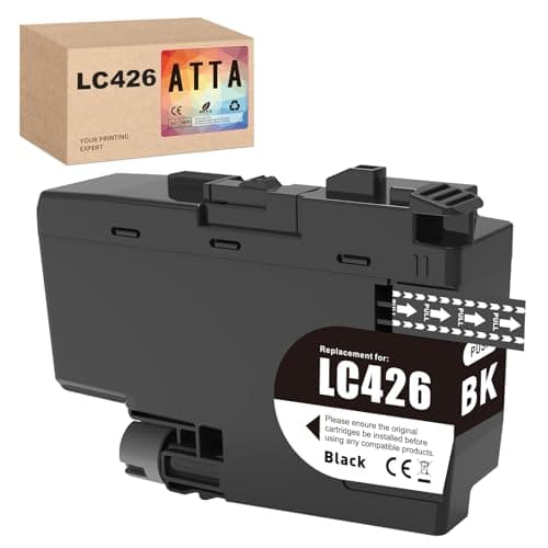 Image of ATTA LC-426 Black Ink Cartridges Compatible with Brother LC-426XLBK LC-426Val Ink Cartridges for Brother MFC-J4335DW,MFC-J4340DW,MFC-J4535DW,MFC-J4540DW Printer (1 BLACK