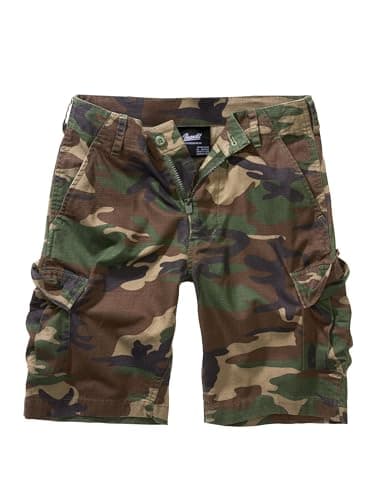Image of Brandit Kids BDU Ripstop Shorts Cargo, darkcamo, Normal