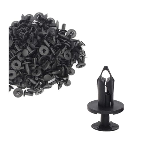 Image of CGEAMDY Car Door Panel Fixing Clips, Auto Fasteners Door Panel Mounting Clip, Wheel Arch Liner Expanding Rivet Fastening Clips, Car Bumper Moulding Plastic Clips for Car Doors Bumper(50 Pieces)