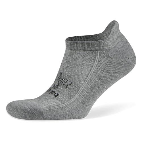 Image of Balega Hidden Comfort No Show Socks, Ultimate Moisture-Wicking Performance, Ergonomic Fit, Cushioned Support, Breathable Design, Ideal for Running and Daily Wear - Charcoal, Medium (UK Size 7-9)