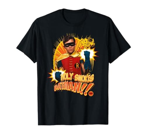 Image of DC Comics Batman TV Series Robin Holy Smokes T-Shirt