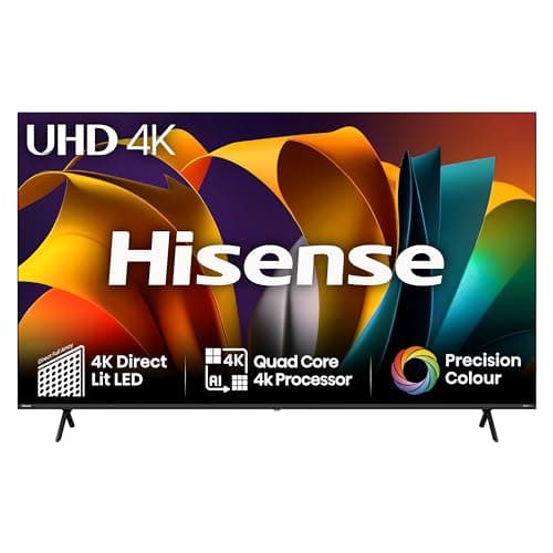 Image of Hisense 85 Inch 4K Smart TV 85A6NTUK - Dolby Vision, Game Mode PLUS with 60Hz VRR ALLM, Smooth Motion, AI Sports Mode, Vidaa OS with Freely, Youtube, Netflix and Disney+ & Now TV (2024 Model)