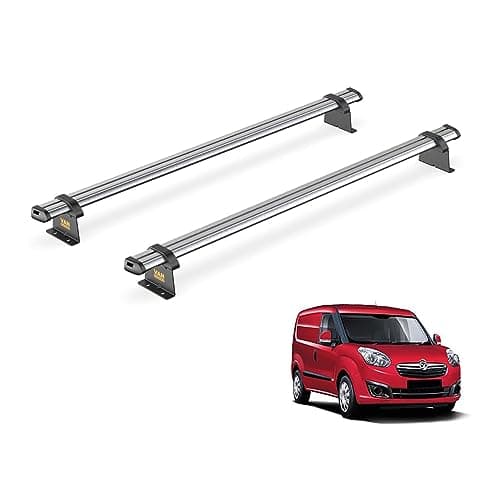 Image of Van Guard Trade Roof Rack for Vauxhall Combo D (2012-2018) 2 Steel Roof Bars - UltiBar Trade - SB284-2