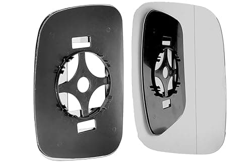 Image of LT2CP Wing Mirror Glass for VW Caddy 2004 2005 2006 2007 2008 2009 2010 2011 2012 2013 2014 2015 models Heated Mirror Right Hand Side UK Driver Side