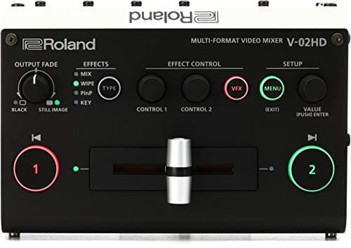 Image of Roland V-02Hd Multi-format Video Mixer, Switcher, Scaler, Expander — with Audio Processing And Video Effects