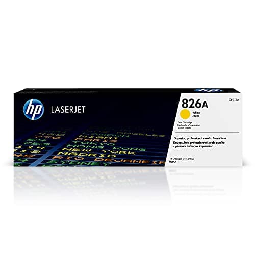 Image of HP CF312A 826A Original LaserJet Toner Cartridge, Yellow, Single Pack