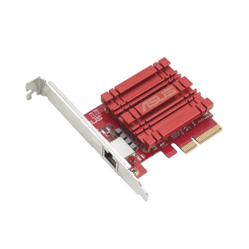 Image of ASUS XG-C100C 10G Network Adapter PCI-E x4 Card with Single RJ-45 Port and Built-in QoS for use with Windows 10/8.1/8/7 and Linux Kernel 4.4/4.2/3.6/3.2 (XG-C100C)
