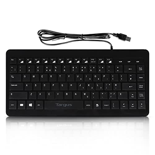 Image of Targus Keyboard, Wired USB, Compact Multimedia Standard Keyboard - Black