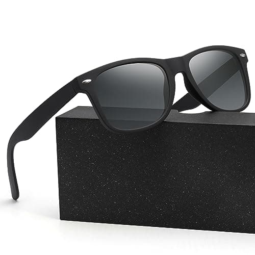 Image of Sunglasses Men-Ultra Light Rectangular Polarized Sunglasses for Women, UV400 Protection, Polarized Ultraviolet Protection, Driving, Fishing, Running