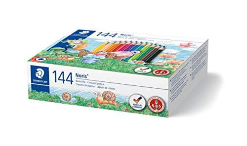 Image of Staedtler 144C144 Noris Club Coloured Pencils, Pack of 144 in School Box