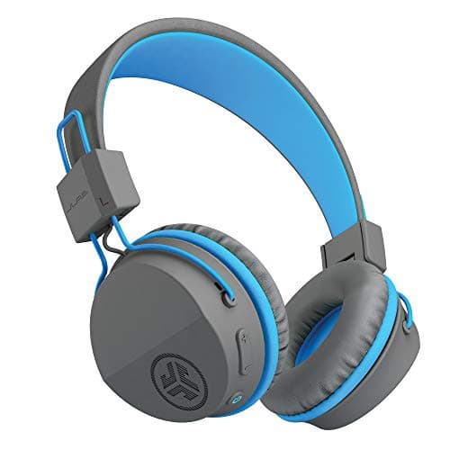 Image of JLab JBuddies Studio Kids Headphones Wireless - Bluetooth Headphones Kids for Boys & Girls, Volume Limited Childrens Earphones with Mic, 24+ Hr Playtime, Noise Isolation, Sharing & Wired Mode, Blue