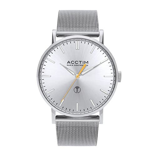 Image of Acctim 60427 Sterling Dual Band Radio Controlled Watch Gold in Silver