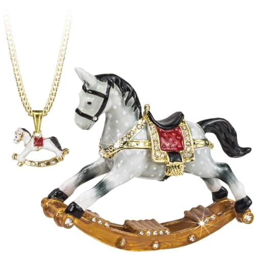 Image of Secrets from Hidden Treasures 1111 Rocking Horse Trinket Box