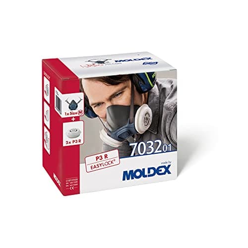 Image of Moldex 7032 P3 R Half Mask FFP3 - Pre-assembled