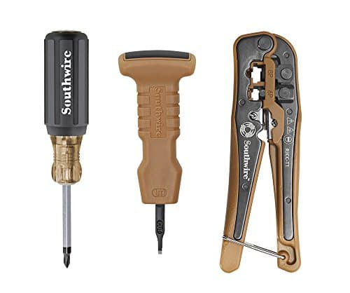 Image of Southwire Tools & Equipment KIT-TP1 13-Piece Network Tool Kit - Cut, Strip, and Terminate Data Cables