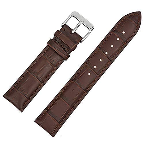 Image of 22mm Genuine Leather Watch Band Strap for CERTINA DS Podium Dark Brown