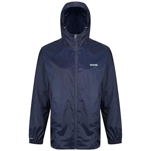 Image of Regatta Mens Pack It Jacket, Waterproof, Breathable & Lightweight - Perfect for Outdoors, Rain, Walking, Hiking & Camping