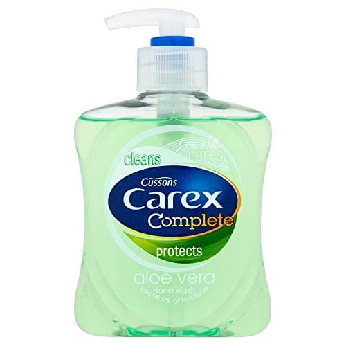 Image of Carex Aloe Vera Antibacterial Liquid Soap Moisturising Hand Wash 250ml (12 Pack)
