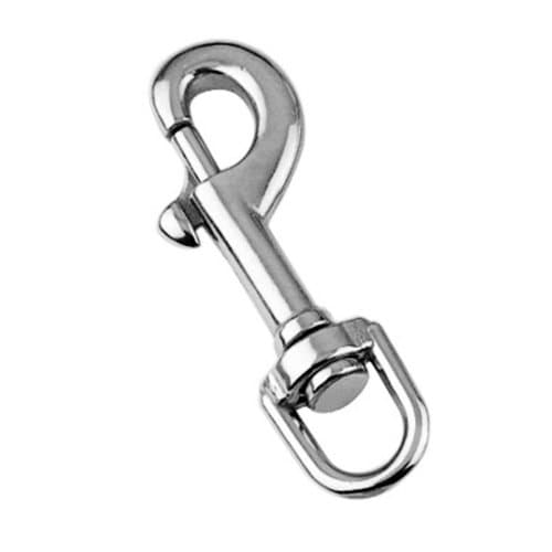 Image of Swivel Bolt Snap Hook 80mm - A4 (Marine Grade) Stainless - 2 Pack