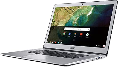 Image of Acer Chromebook 15 CB515-1HT-P39B, Pentium N4200, 15.6" Full HD Touch, 4GB LPDDR4, 32GB Storage, Pure Silver