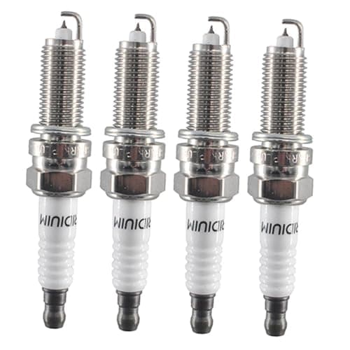 Image of PEIUOK Spark Plug Set 4 PCS Sparkplug Iridium Compatible with PEUGEOT CITROËN BMW MERCEDES-BENZ VAUXHALL HONDA HYUNDAI KIA MINI SUZUKI 1.2 1.6 1613401580 596092 18851-11070