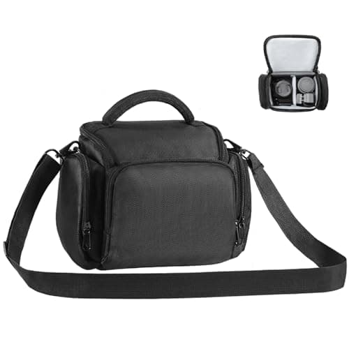 Image of Winning SLR Cameras Case, Waterproof Shockproof DSLR Camera Single Bag, Adjustable Shoulder Strap Compatible with Sony, Canon, Samsung, Fuji, Panasonic, Casio, Nikon