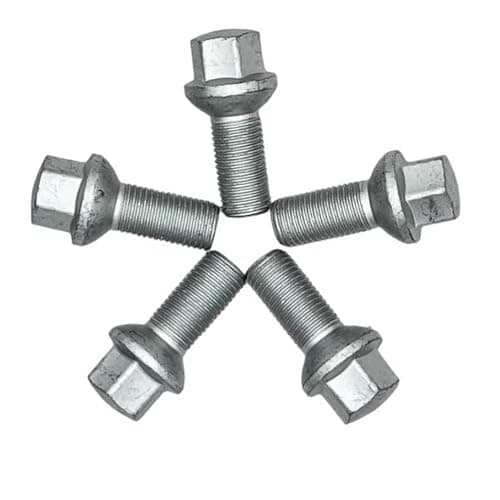 Image of 0009904907,0009906707 Wheel Lug Bolts Nuts Fit for Mercedes Benz 2003-2018 A B C E Class CLA CLS CLK GLA GLK ML350 GL350 GL450 R300L R350L SLC SLK SL,5 PCS