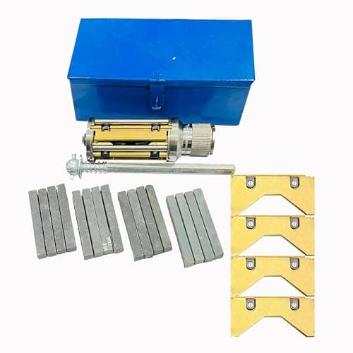 Image of Rahish Tools Engine Cylinder Hone Kit 2.5" to 5.5" with 4 Extra Carriers Adjustable Handheld Honing Machine Tool Kit with 16 Stones Sizes 4" x1/2" x1/2" - Works for Mid-Size to Larger Car Engines