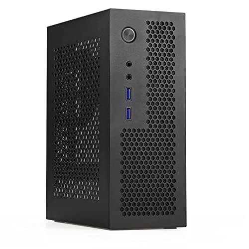 Image of Goodisory A09 Black MINI-ITX 0.8mm SPCC Desktop Computer Case Fit in Flex PSU