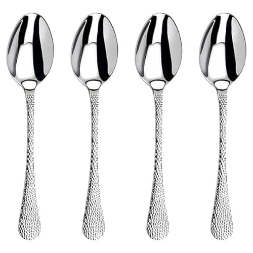 Image of Arthur Price ZAVA0011 Avalon Set 4 Serving Spoons, Stainless Steel, Silver