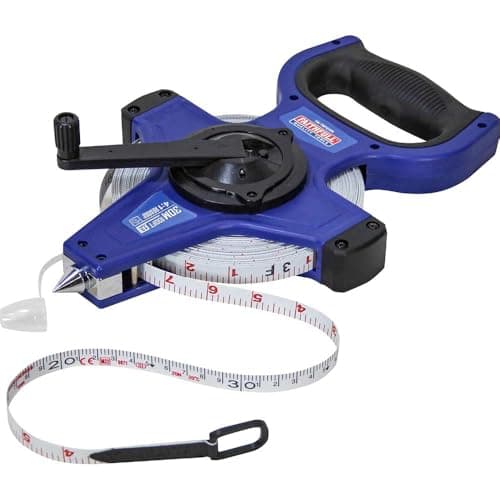 Image of Faithfull Fast Rewind Open Long Tape Measure 30m/100ft Multi Colour