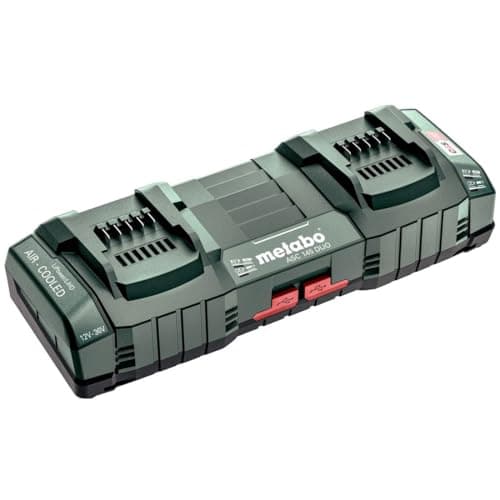 Image of Metabo 627512000 ASC 145 DUO 12v / 14.4v / 18v / 36v Air Cooled Quick Twin Charger