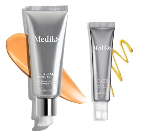 Image of Medik8 Crystal Retinal 20 (30ml) & Ceramide Eye 10 (15ml) - Age-Defying Retinal Night Serum & Eye Cream