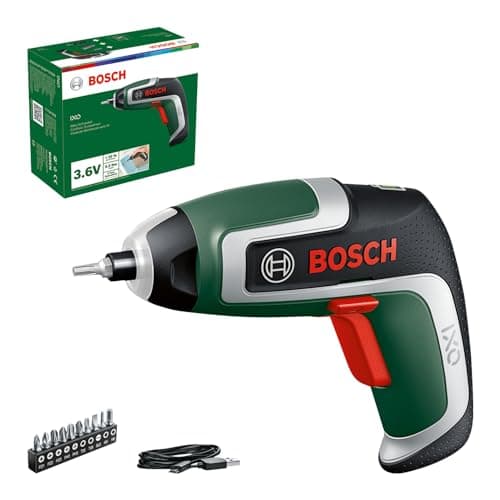 Image of Bosch Compact Cordless Screwdriver IXO (7th Generation; 3.6V; 2.0Ah; 5.5Nm; with Micro-USB Cable; Compatible with IXO-Collection Attachments; Screws up to 190 Screws)