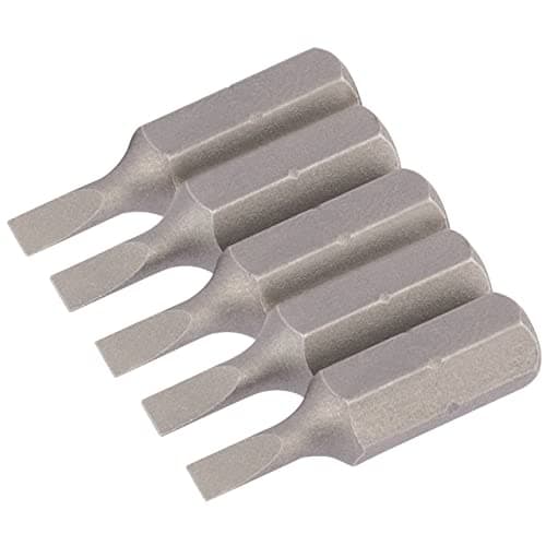 Image of Draper 63999 3mm 1/4" hex. plain slot insert bit 25mm long x 5