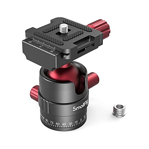 Image of SMALLRIG Tripod Ball Head 360 Degree Rotating Panoramic Ball head Compatible Arca Swiss with Quick Release Plate 1/4 Max.Load 5KG (3034)