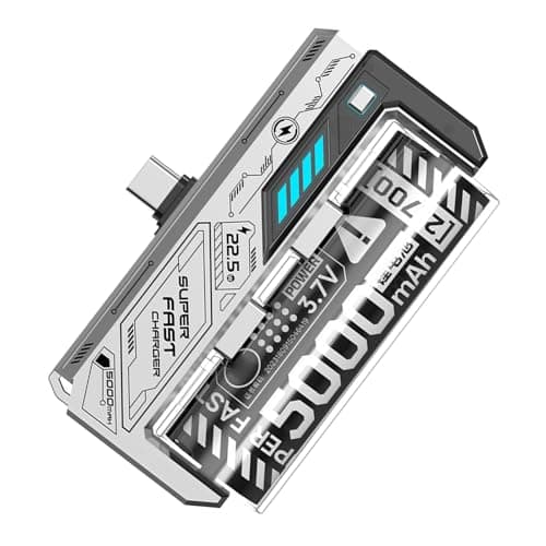 Image of Whoasyst 5000mAh Power Pack with Type C Inputs Output & Interchangeable Battery Designs Suitable for Smartphones & Tablets Easy Carry Device with Removable Battery