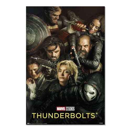 Image of Grupo Erik Poster Marvel Thunderbolts - 36 x 24 inches / 91.5 x 61 cm - Shipped Rolled Up - Cool Posters, Art Poster, Wall Posters & Prints