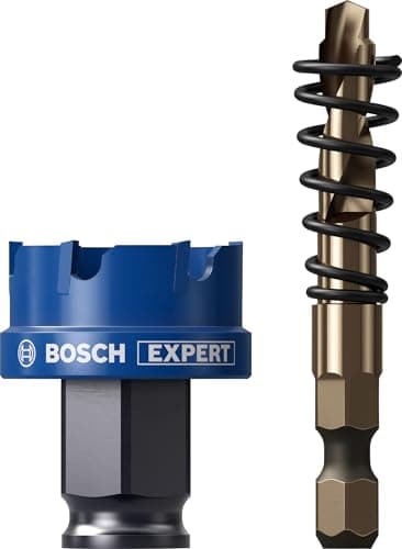Image of Bosch 1x Expert Sheet Metal PC Plus Hole Saw (for Stainless Steel Sheets, Steel Sheets, Ø 32 mm, Professional Accessory Drill Driver)