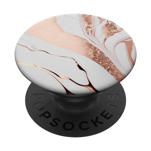 Image of Rose Gold Marble PopSockets Adhesive PopGrip
