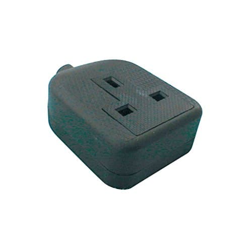 Image of MSB46B 1 gang rubber socket, black