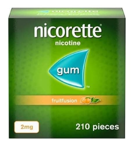 Image of Nicorette Fruitfusion Gum 2mg Pieces 210 New-Stop Smoking AID