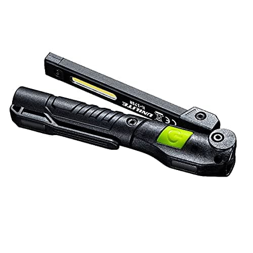 Image of Uni-Lite IL-175R High Grade LED Slim Folding Pocket Inspection Lights | 175 Lumen | Additional Rear & Top Torch | Strong Magnetic Base