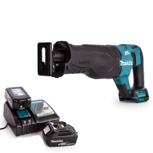 Image of Makita DJR187Z 18V Brushless Reciprocating Saw with 2 x 5Ah Batteries & Charger