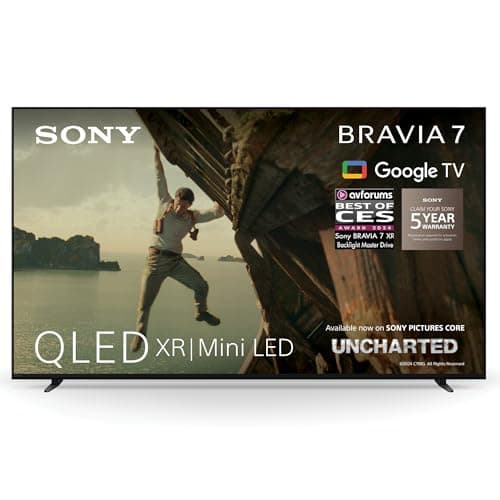 Image of Sony BRAVIA 7 QLED (XR l Mini LED), K55XR70, 55 Inch 4K HDR Google Smart TV, Gaming Features for PlayStation 5, IMAX Enhanced, Dolby Vision Atmos, Chromecast, AirPlay, 120Hz, 5 Year Warranty