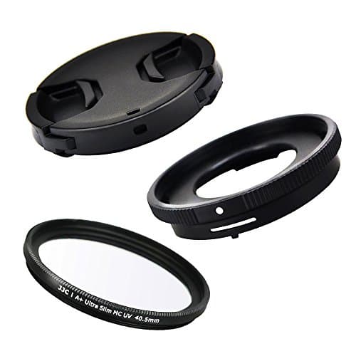 Image of JJC Conversion Lens Adapter for Olympus FCON-T01 TG-7 TG-6 TG-5 TG-4 TG-3 TG-2 TG-1 Replace Olympus CLA-T01 with 40.5mm UV filter + lens cap