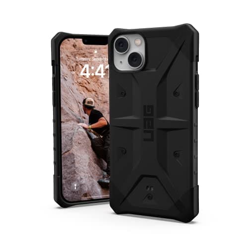 Image of URBAN ARMOR GEAR UAG Designed for iPhone 14 Plus Case Black 6.7" Pathfinder Slim Lightweight Shockproof Dropproof Rugged Protective Cover Compatible with Wireless Charging