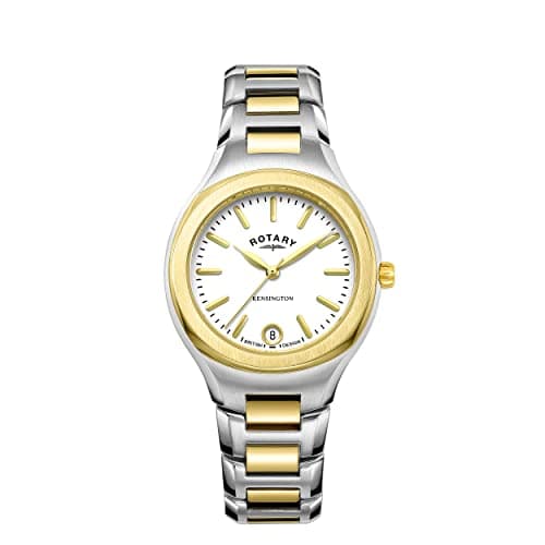 Image of Rotary Kensington Ladies Watch (LB05106/02 Two-Tone Gold)
